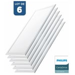 Barcelona Led - Lot de 6 - Panneau led 120x30 extra-plat - Driver Philips - 44W - Blanc Chaud