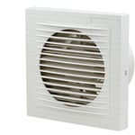 Ventilateur de salle de bain ventilateur mural avec déflecteur de refoulement 100mm hotte aspirante toilette cuisine - Tolletour