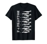 F-4 Phantom Blueprint McDonnell Douglas F4 Phantom Models T-Shirt