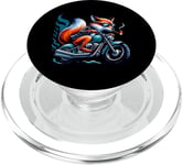 Renard Sur Moto Vibe Cool PopSockets PopGrip pour MagSafe