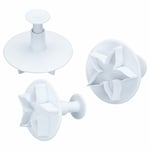 Set of 3 Lotus Blossom Fondant Plunger Cutters Sweetly Does It