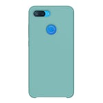 Silicone Case for Xiaomi Mi 8 Lite, Silicone Soft Phone Cover with Soft Microfiber Cloth Lining, Ultra-thin ShockProof Phone Case for Xiaomi Mi 8 Lite (Sky-blue)