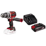 Einhell TP-CD 18/60 Li-i Power X-Change 18V Cordless Combi Drill with Battery and Charger | 60Nm, Brushless, 3-in-1 Drill, Hammer Drill and Screwdriver | Impact Drill Driver Set