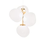 Tom Dixon Melt Chandelier small taklampa opal/guld