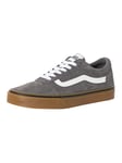 Vans Homme Ward Basket, Suede Pewter/Gum, 41 EU