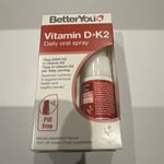 Better you Vitamin D+K2 Daily Multivitamin OralSpray 12ml Pepperment Flavour(101