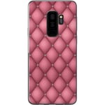 Samsung Galaxy S9+ Transparent Mobilskal Exklusivt Rosa Mönster