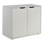 Commode 2 Portes Enfant 'Pino' 86cm Blanc