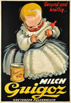 GUIGOZ MILCH Rbmi - POSTER HQ 40x60cm d'une AFFICHE VINTAGE