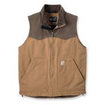 Carhartt Montana duck Väst, Herr, Carhartt brown/coffee, XXL