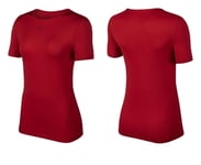 Nike Pro Women's Gym Red Short Sleeve Training Top  Size UK Medium 35.5-38" Bust