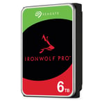 Seagate IronWolf Pro, 6 TB, Enterprise NAS Internal HDD –CMR 3.5 Inch, SATA 6 Gb