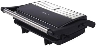 Plancha Grill Et Croque-Monsieur Panini Press -180º-2 Tranches-1000W(Ss-7126)