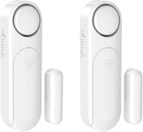 Door Alarm Sensor, 2 Pack SECRUI Wireless Window Door Open Contact Burglar Al..