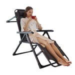 AWJ Zero Gravity Chair Recliner Folding Patio Lounge Chair Capacity，Adjustable Lawn Chair with Headrest for Outdoor, Camping, Patio, Lawn 330lbs