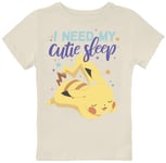 Pokémon Kids - Pikachu - I Need My Cutie Sleep T-Shirt beige