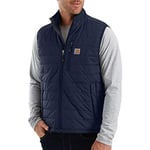 Carhartt Men's Gilliam Vest (Regular and Big & Tall Sizes) Work Utility Outerwear, Navy, S