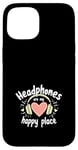 iPhone 15 Headphone Junkies Immersive Audio Premium Sound Obsession Case