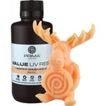 PrimaCreator Value Water Washable UV Resin -hartsi 3D -tulostimeen, 500 ml, ihonvärinen