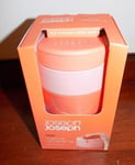 JOSEPH JOSEPH   SIPP TRAVEL MUG 340 ML 12 0Z PEACH 81123  NEW