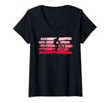 Womens Real Girls Ride Mountain Bikes Womens Mountain Biking V-Neck T-Shirt