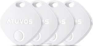 ATUVOS Air Tracker Tag for Suitcases 4 Pack, Item Finder Compatible with Apple