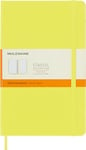 Moleskine Classic Notebook, Hard Cover, Large (5" x 8.25") Ruled, Citron Yellow, 240 Pages