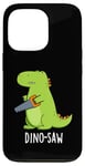 Coque pour iPhone 13 Pro Dino-saw Jeu de mots drôle dinosaure