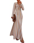 Siribelle Robe de Plage Femme Cache-Maillots et Sarongs Ete Crochet Robe Longue Femme Sexy V-Cou Bikini Cover Up Beachwear S