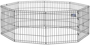 MidWest Homes for Pets 550-30 Cage d'exercice et parc pour chien sans porte ; 60,96 cm x 76,2 cm ; Revêtement de finition noir