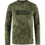 Fjällräven Mens Värmland Wool L/S (Grön (GREEN CAMO/626) Large)