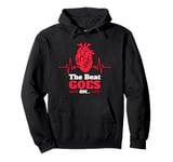 The Beat Goes On Wear Red Heart Disease Awareness Valentines Pullover Hoodie