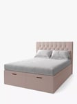 Koti Home Eden Upholstered Ottoman Storage Bed, Double