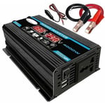 Convertisseur Pur Sinus 12V 220V 4000W avec Onduleur Onde Sinusoïdale Pure, Transformateur équipé d'une Prise eu, d'un Port usb, d'un Port Type-C et