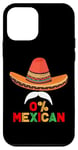 Coque pour iPhone 12 mini 0% Mexicain Cinco De Mayo Fiesta Sombrero - Mexicains