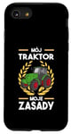 Coque pour iPhone SE (2020) / 7 / 8 Farmers My Tractor My Rules Mój Traktor Mon Zasady Tractor