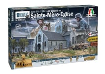 1:72 ITALERI Accessories War Battle Set Sainte Mere Eglise 1944 Kit IT6199 Model