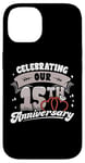 iPhone 14 15th Wedding Anniversary Celebrating 15 Years Matching Gift Case