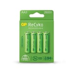 GP ReCyko+ Ladattava AA -paristo, NiMH, 2600 mAh EB4