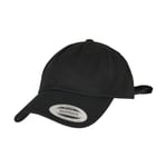 Flexfit Satin Bow Dad Cap - Black / One Size