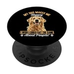 Golden Retriever Dog Breed Fur real, I’m the paw-fect PopSockets Adhesive PopGrip