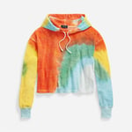 Cropped Hoodie Sweatshirt - Beach Dye