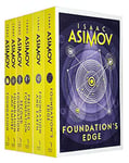 Isaac Asimov Collection 6 Books Set (Prelude To Foundation, Foundation And Earth, Foundation's Edge, Foundation, Second Foundation, Foundation And Empire)