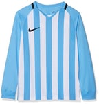 Nike Striped Division III LS Maillot Enfant University Blue/Blanc/Noir/Noir FR : S (Taille Fabricant : S)