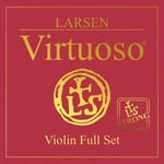 Larsen violin strings Virtuoso set E steel (with ball end), A aluminium and D+G silver, strong