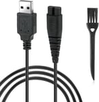 Câble Chargeur Usb, Câble De Charge Rasoir, 5V Câble D'Alimentation Avec Petite Compatible Pour Hatteker One Blade Tondeuse Électrique Rfc-588 Rfc-598 Rfc-690 Rfc-692 Rfc-696 Rscx-9598