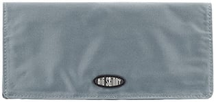 Big Skinny Women's Executive Bi-Fold Checkbook Slim Wallet, Holds Up to 40 Cards, Graphite