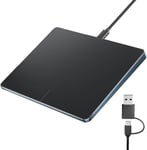 Trackpad, Pavé Tactile Filaire Pour Mac Et Ipad, Surface Multi-Touch, Haute Précision, Usb Slim Touc Ad Souris Avec Câble