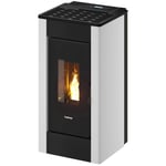 Poêle à granulés étanche Sharp 7 Blanc - 7 kW - Freepoint