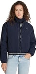 Tommy Jeans Women's Essential Padded Transitional Jacket, Blue (Dark Night Navy), XL